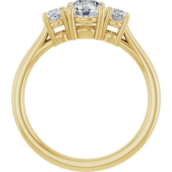 Three-Stone Engagement Ring Image 2 Natale Jewelers Sewell, NJ