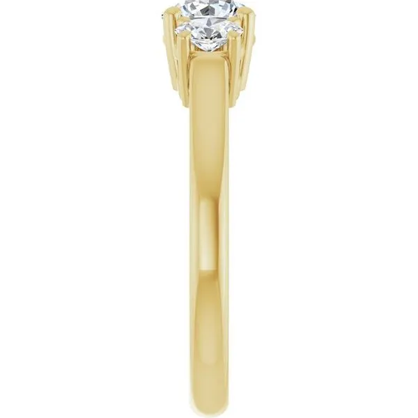 Three-Stone Engagement Ring Image 4 Natale Jewelers Sewell, NJ