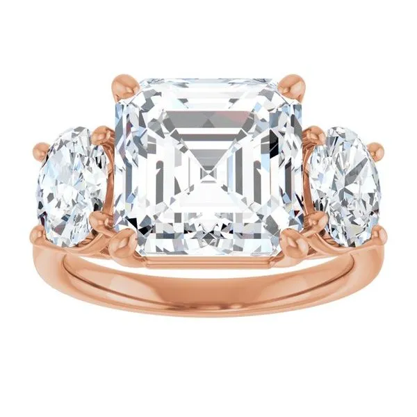 Three-Stone Engagement Ring Image 3 Shipley's Fine Jewelry Hampstead, MD