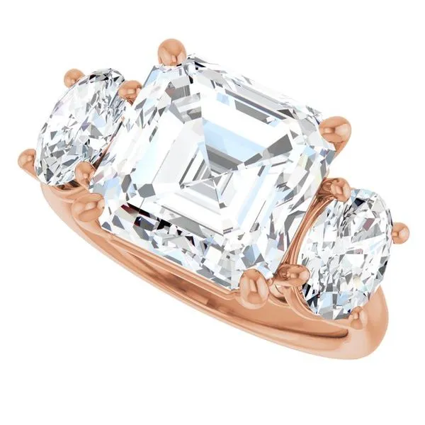 Three-Stone Engagement Ring Image 5 Shipley's Fine Jewelry Hampstead, MD