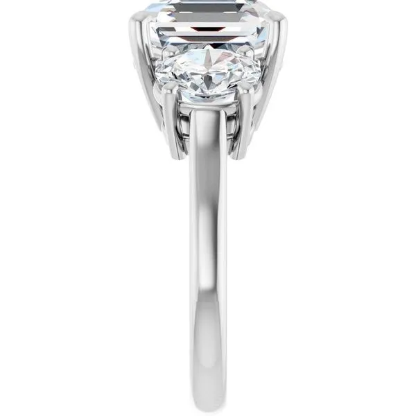 Three-Stone Engagement Ring Image 4 Don's Jewelry & Design Washington, IA