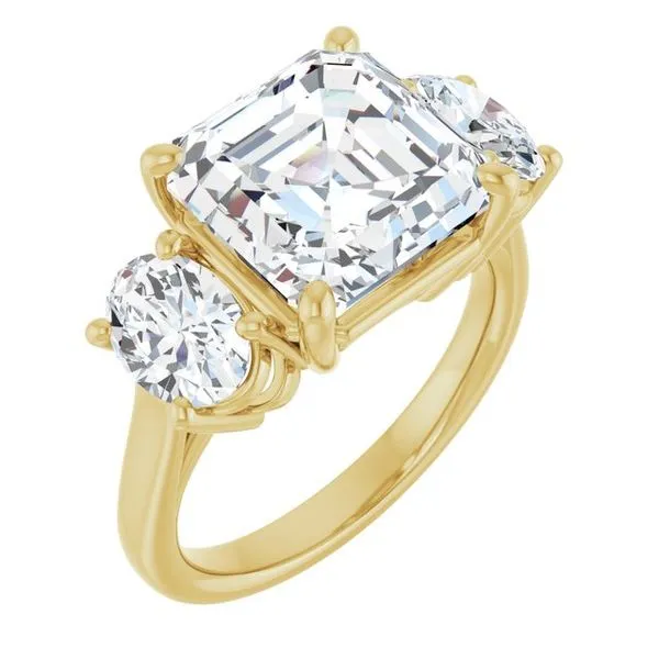 Three-Stone Engagement Ring Virtus Collective Newport Beach , CA