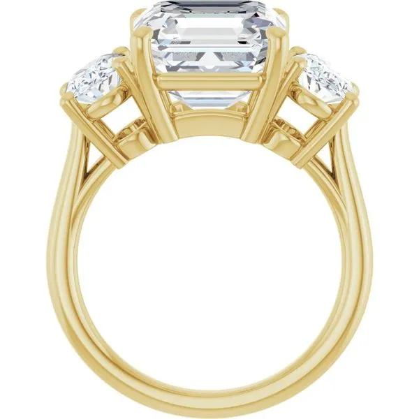 Three-Stone Engagement Ring Image 2 Paul James Jewelers Angels Camp, CA