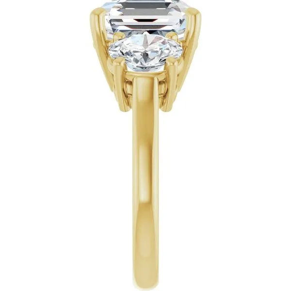 Three-Stone Engagement Ring Image 4 Austin's Fine Diamonds & Jewelry Lyndhurst, NJ
