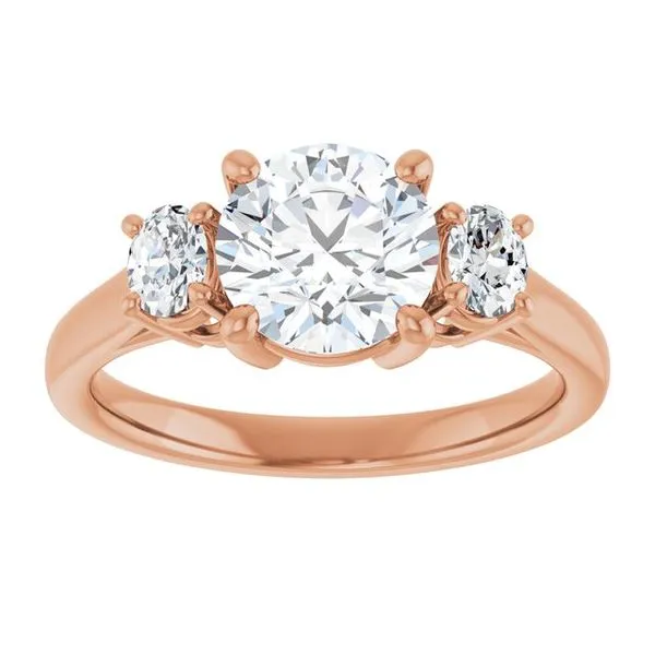 Three-Stone Engagement Ring Image 3 The Ring Austin Round Rock, TX