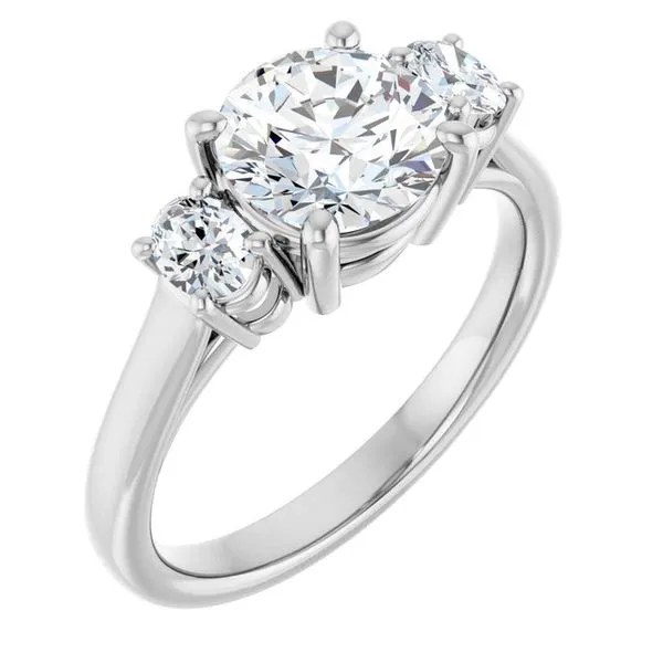 Three-Stone Engagement Ring J. Thomas Jewelers Rochester Hills, MI