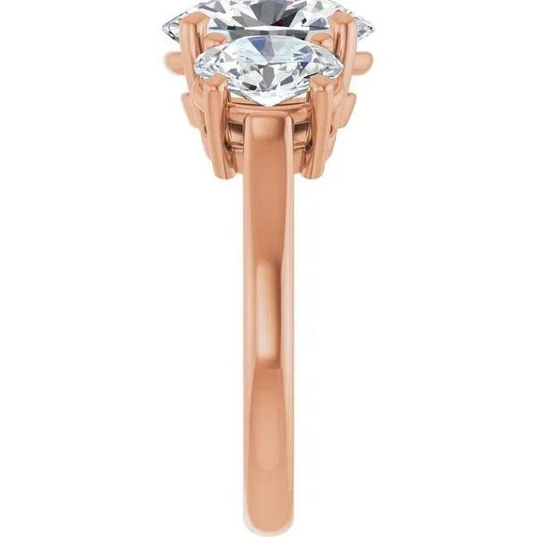 Three-Stone Engagement Ring Image 4 Jimmy Smith Jewelers Decatur, AL