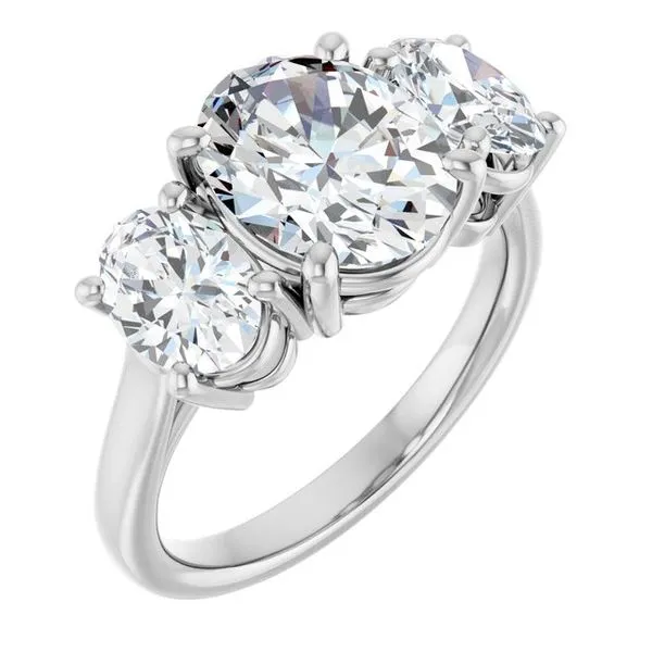 Three-Stone Engagement Ring Austin's Fine Diamonds & Jewelry Lyndhurst, NJ