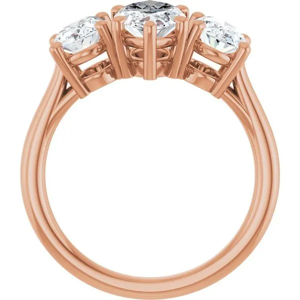 Three-Stone Engagement Ring Image 2 Arezzo Jewelers Elmwood Park, IL