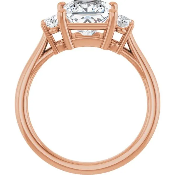 Three-Stone Engagement Ring Image 2 Ocean View Jewelers Millville, DE
