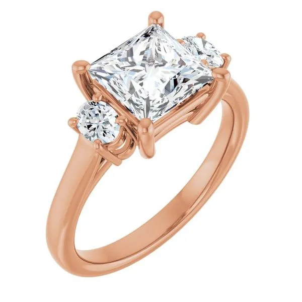 Three-Stone Engagement Ring Ocean View Jewelers Millville, DE