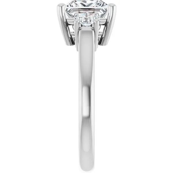 Three-Stone Engagement Ring Image 4 Clater Jewelers Louisville, KY