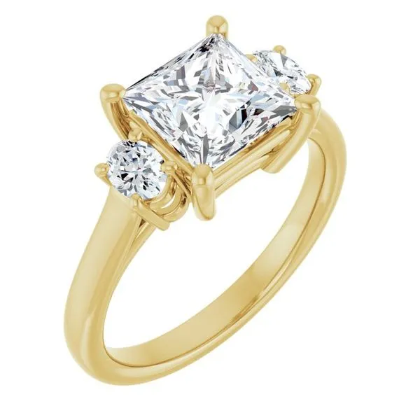 Three-Stone Engagement Ring Clater Jewelers Louisville, KY