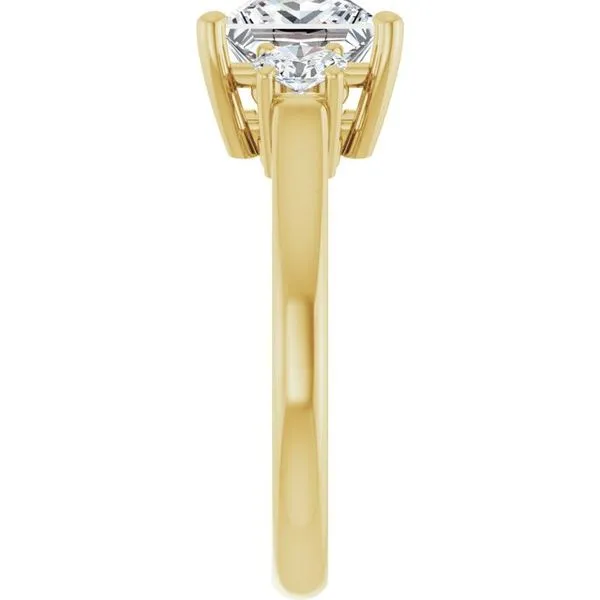 Three-Stone Engagement Ring Image 4 J. Thomas Jewelers Rochester Hills, MI