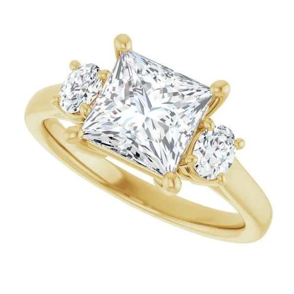 Three-Stone Engagement Ring Image 5 J. Thomas Jewelers Rochester Hills, MI