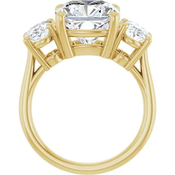 Three-Stone Engagement Ring Image 2 Don's Jewelry & Design Washington, IA