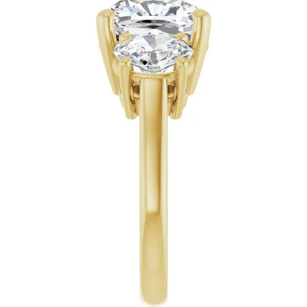 Three-Stone Engagement Ring Image 4 The Ring Austin Round Rock, TX