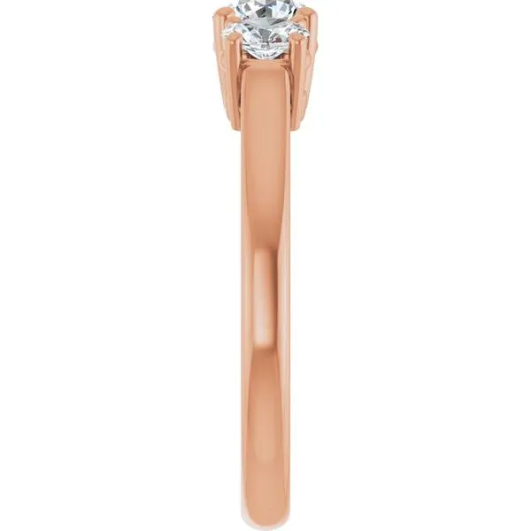 Three-Stone Engagement Ring Image 4 J. West Jewelers Round Rock, TX