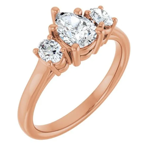 Three-Stone Engagement Ring Jimmy Smith Jewelers Decatur, AL