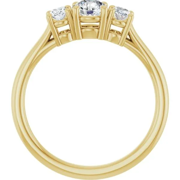 Three-Stone Engagement Ring Image 2 Don's Jewelry & Design Washington, IA