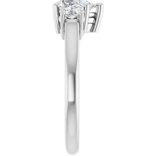 Three-Stone Engagement Ring Image 4 Raleigh Diamond Fine Jewelry Raleigh, NC