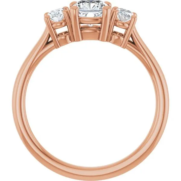 Three-Stone Engagement Ring Image 2 The Ring Austin Round Rock, TX