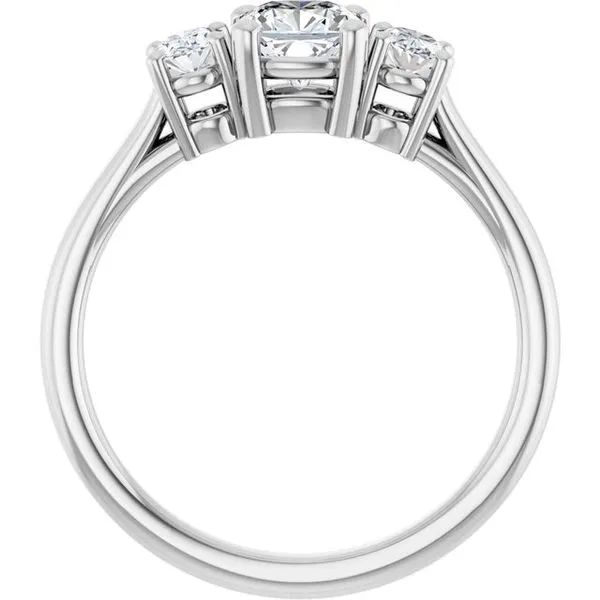 Three-Stone Engagement Ring Image 2 J. Thomas Jewelers Rochester Hills, MI