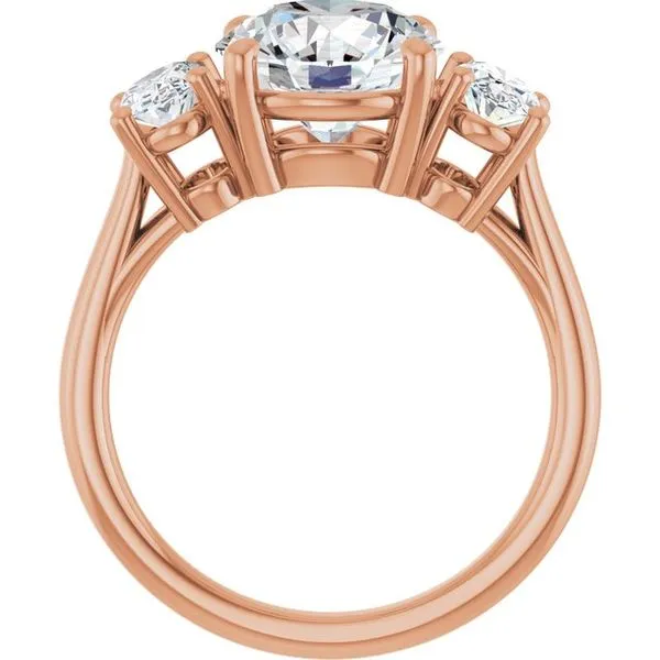Three-Stone Engagement Ring Image 2 J. Thomas Jewelers Rochester Hills, MI