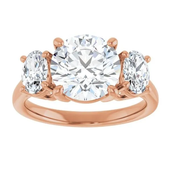 Three-Stone Engagement Ring Image 3 Austin's Fine Diamonds & Jewelry Lyndhurst, NJ