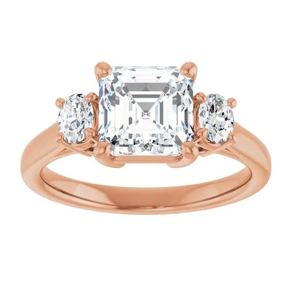 Three-Stone Engagement Ring Image 3 Natale Jewelers Sewell, NJ