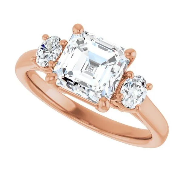 Three-Stone Engagement Ring Image 5 Jimmy Smith Jewelers Decatur, AL