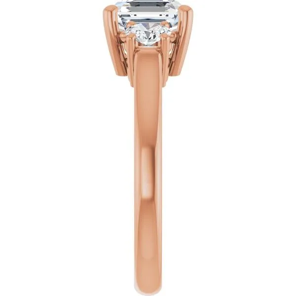 Three-Stone Engagement Ring Image 4 J. West Jewelers Round Rock, TX