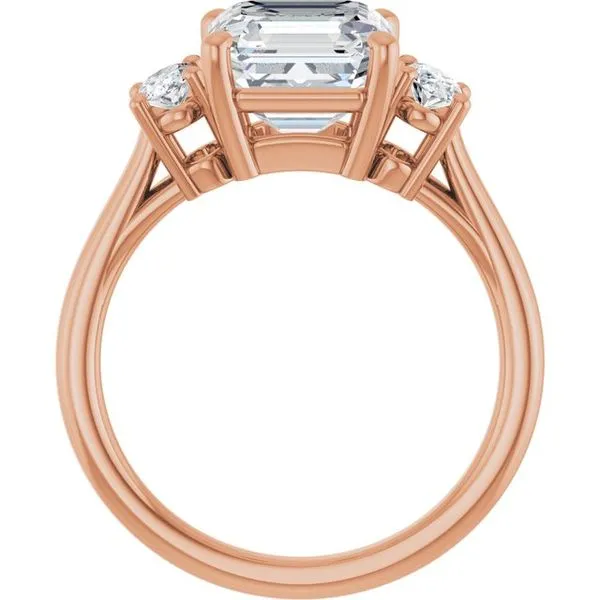 Three-Stone Engagement Ring Image 2 Ocean View Jewelers Millville, DE