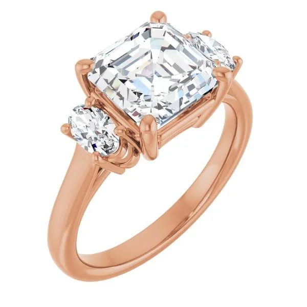 Three-Stone Engagement Ring Don's Jewelry & Design Washington, IA