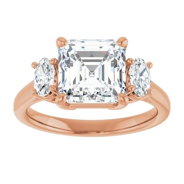 Three-Stone Engagement Ring Image 3 Jimmy Smith Jewelers Decatur, AL