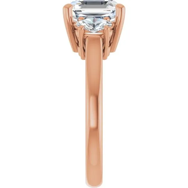 Three-Stone Engagement Ring Image 4 Jimmy Smith Jewelers Decatur, AL