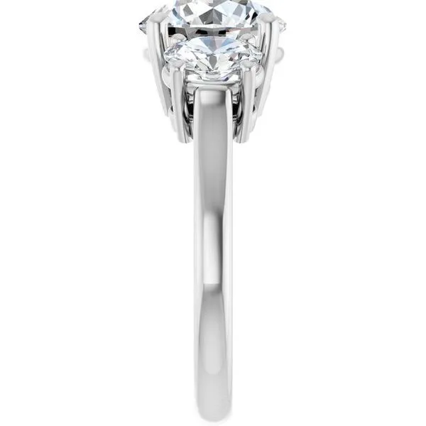 Three-Stone Engagement Ring Image 4 Don's Jewelry & Design Washington, IA