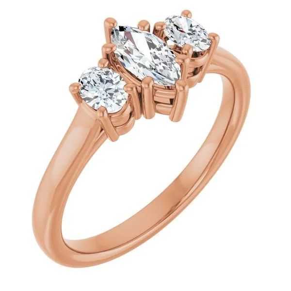 Three-Stone Engagement Ring Vulcan's Forge LLC KANSAS CITY, MO