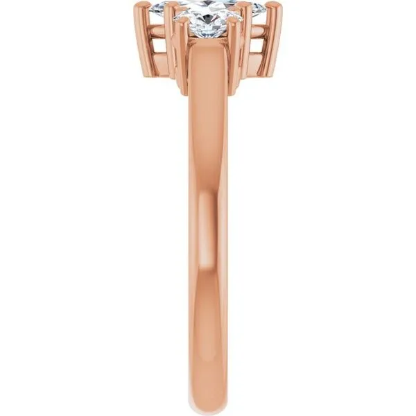 Three-Stone Engagement Ring Image 4 Don's Jewelry & Design Washington, IA