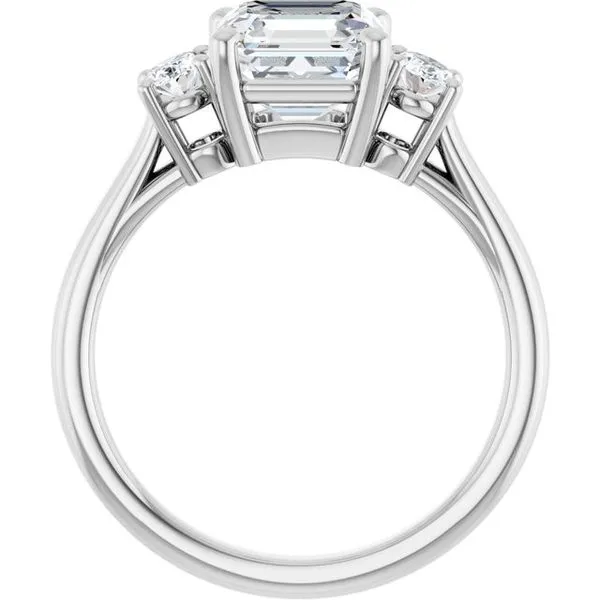 Three-Stone Engagement Ring Image 2 Futer Bros Jewelers York, PA