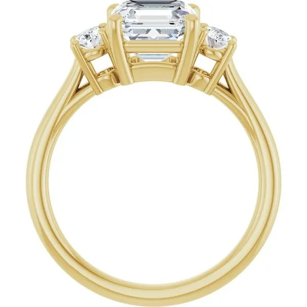 Three-Stone Engagement Ring Image 2 Raleigh Diamond Fine Jewelry Raleigh, NC