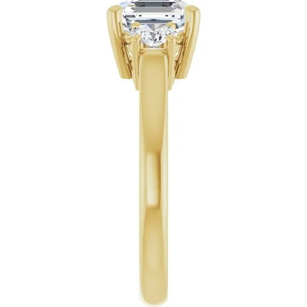 Three-Stone Engagement Ring Image 4 Clater Jewelers Louisville, KY