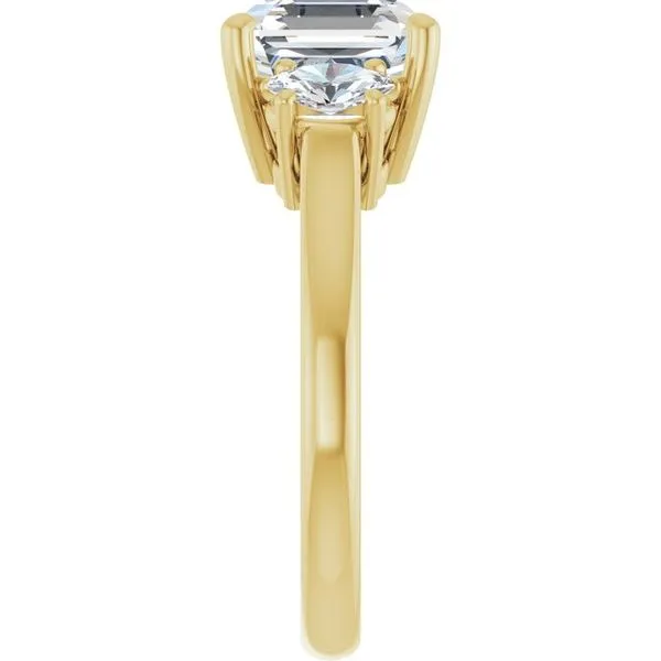 Three-Stone Engagement Ring Image 4 Natale Jewelers Sewell, NJ