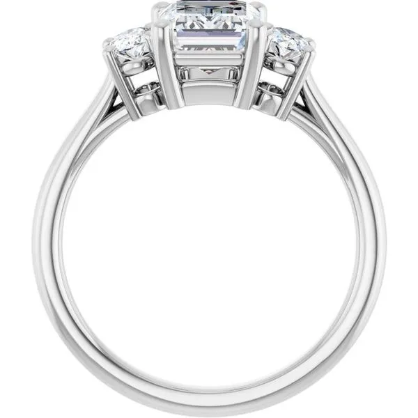 Three-Stone Engagement Ring Image 2 Clater Jewelers Louisville, KY