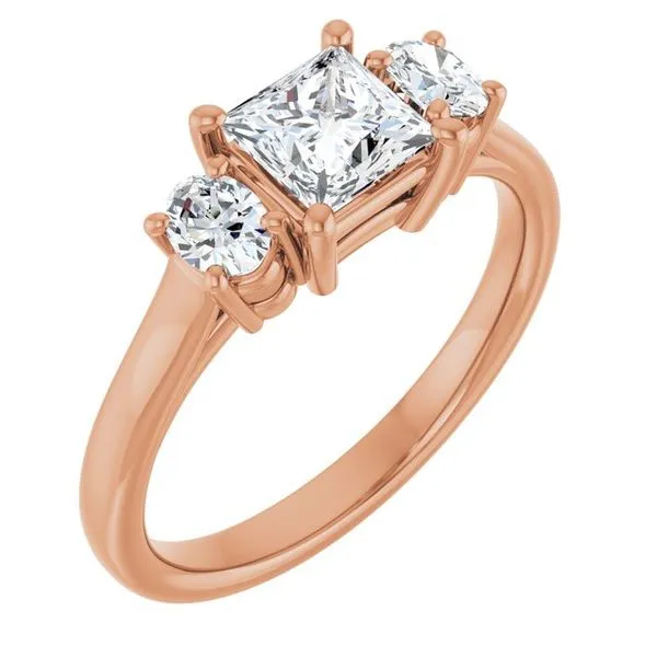 Three-Stone Engagement Ring Clater Jewelers Louisville, KY