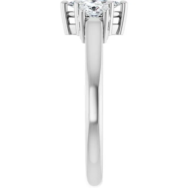 Three-Stone Engagement Ring Image 4 Natale Jewelers Sewell, NJ