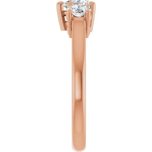 Three-Stone Engagement Ring Image 4 Clater Jewelers Louisville, KY