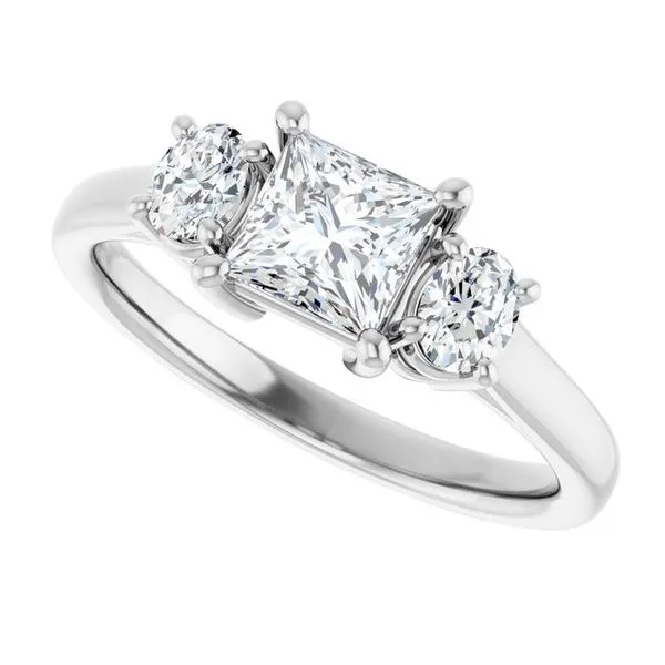 Three-Stone Engagement Ring Image 5 The Ring Austin Round Rock, TX