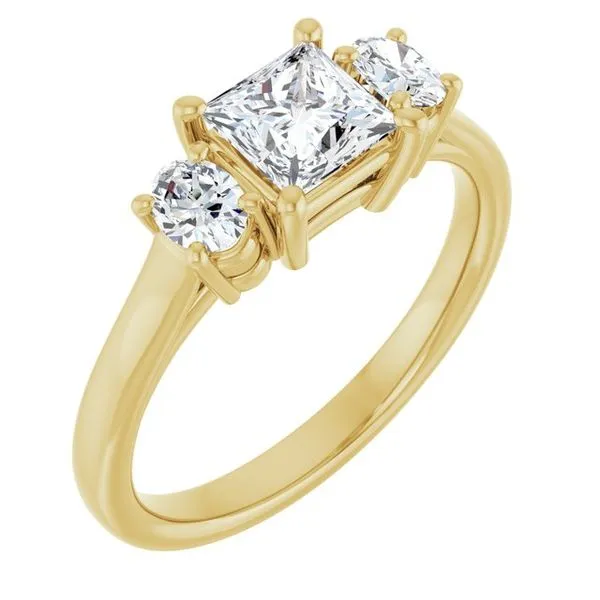 Three-Stone Engagement Ring Arezzo Jewelers Elmwood Park, IL