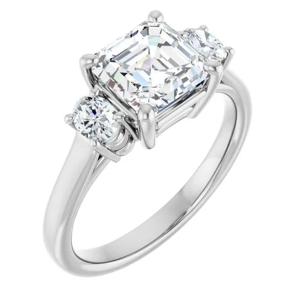 Three-Stone Engagement Ring Vulcan's Forge LLC KANSAS CITY, MO